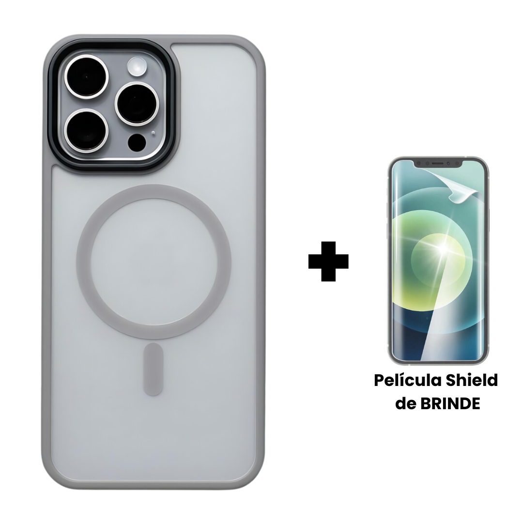 Capa Armour Trendy® para Iphone + Película Shield de BRINDE