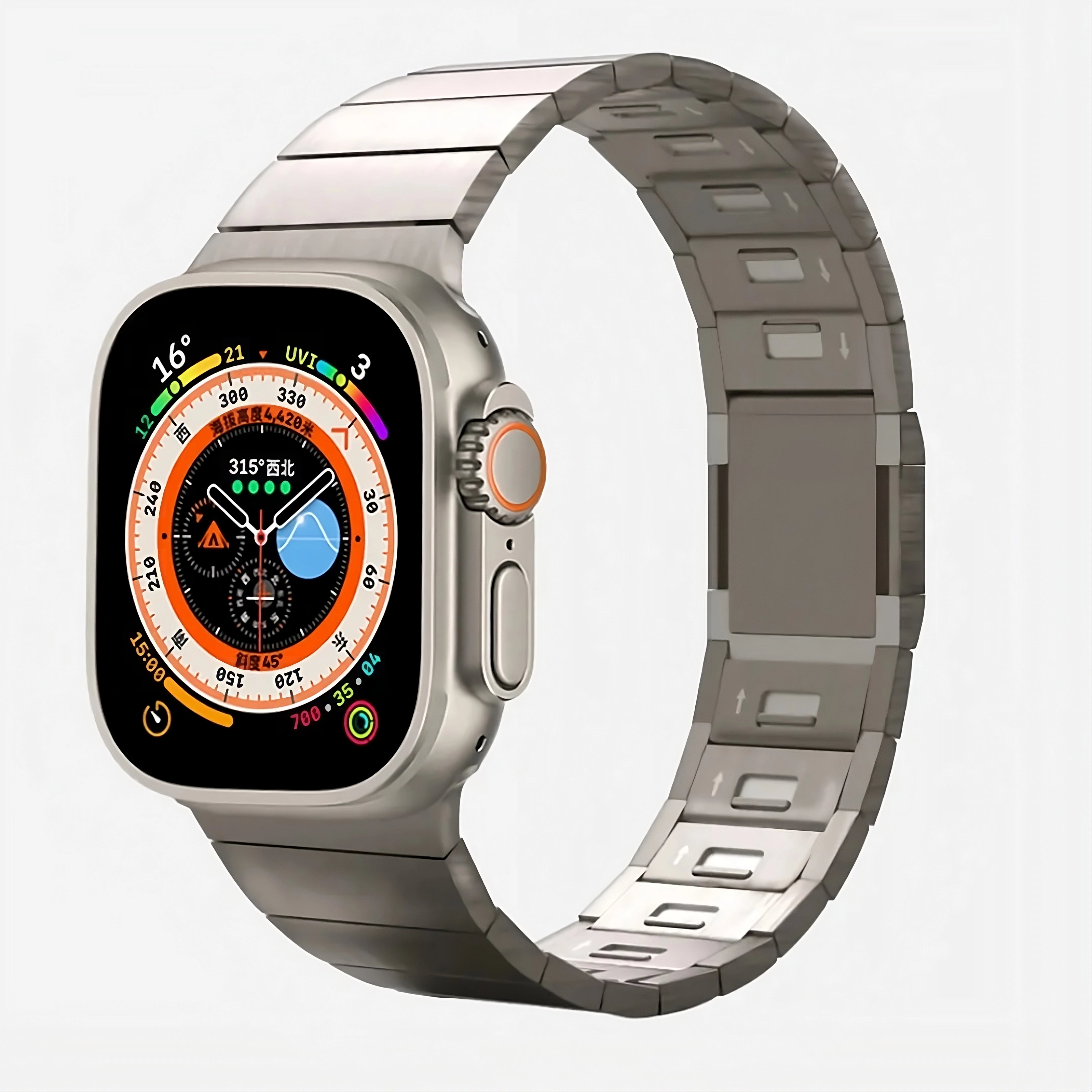 Pulseira Titânio Trendy® para Apple Watch