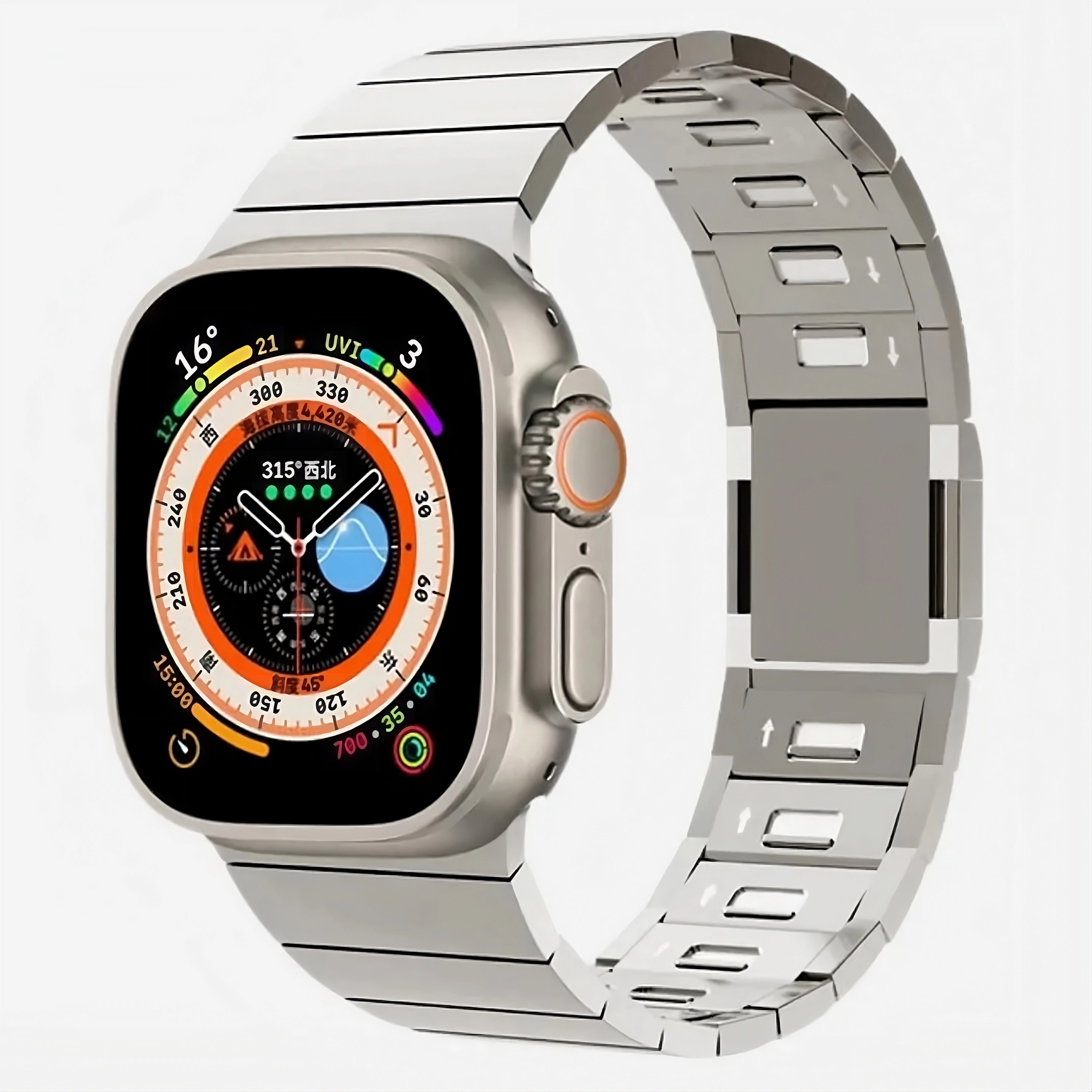 Pulseira Titânio Trendy® para Apple Watch