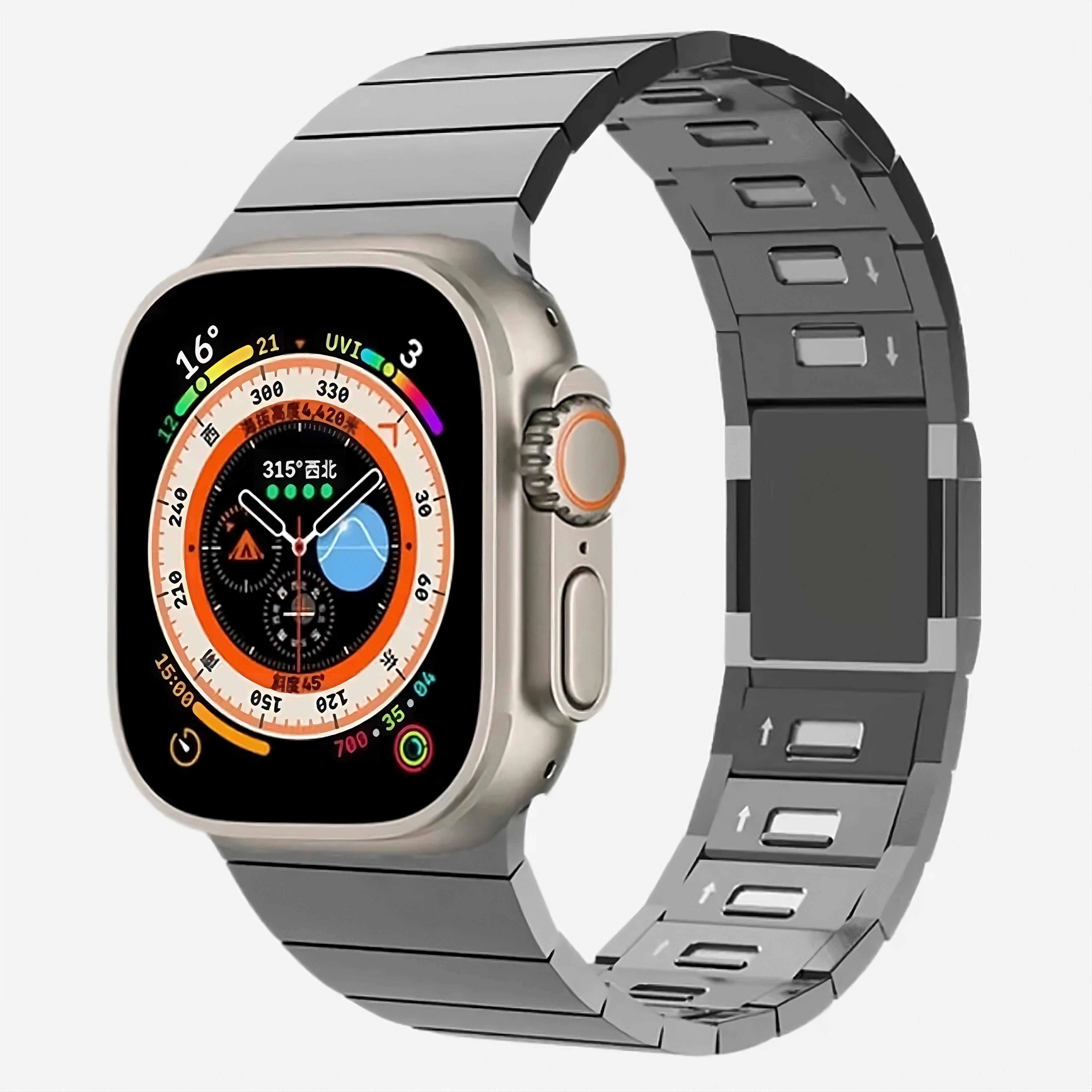 Pulseira Titânio Trendy® para Apple Watch