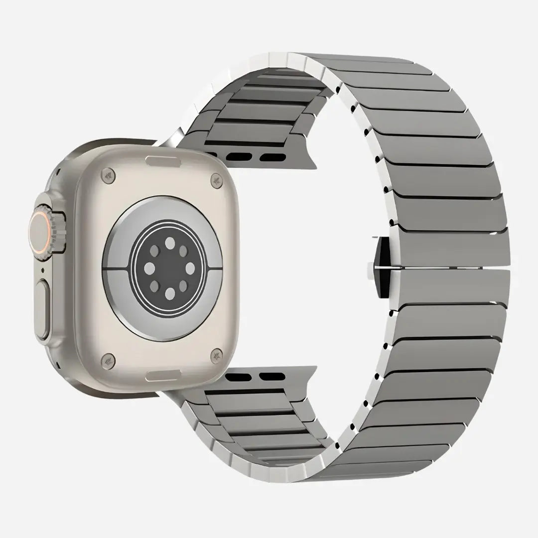 Pulseira de Aço Inoxidável Trendy® para Apple Watch