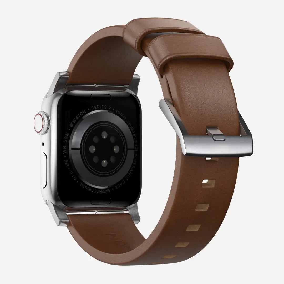 Pulseira de Couro Russet® para Apple Watch
