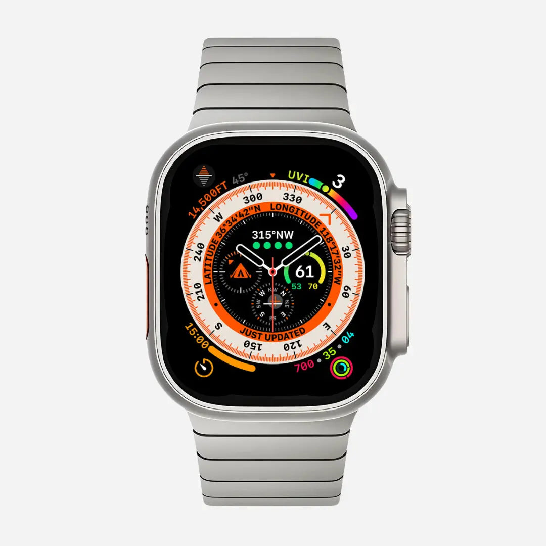 Pulseira de Aço Inoxidável Trendy® para Apple Watch